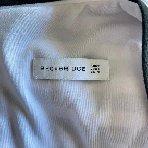 Bec & Bridge Seven Wonder Deep V Pencil Dress - Picture 10 of 11